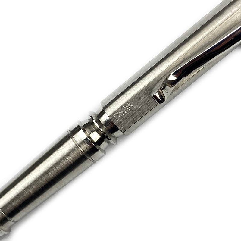 Hidetoshi Nakayama Bolt Pen Stainless Steel Ball Point Pen Clip