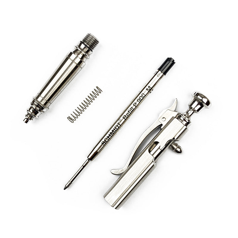 Hidetoshi Nakayama Bolt Pen Stainless Steel Ball Point Pen Clip