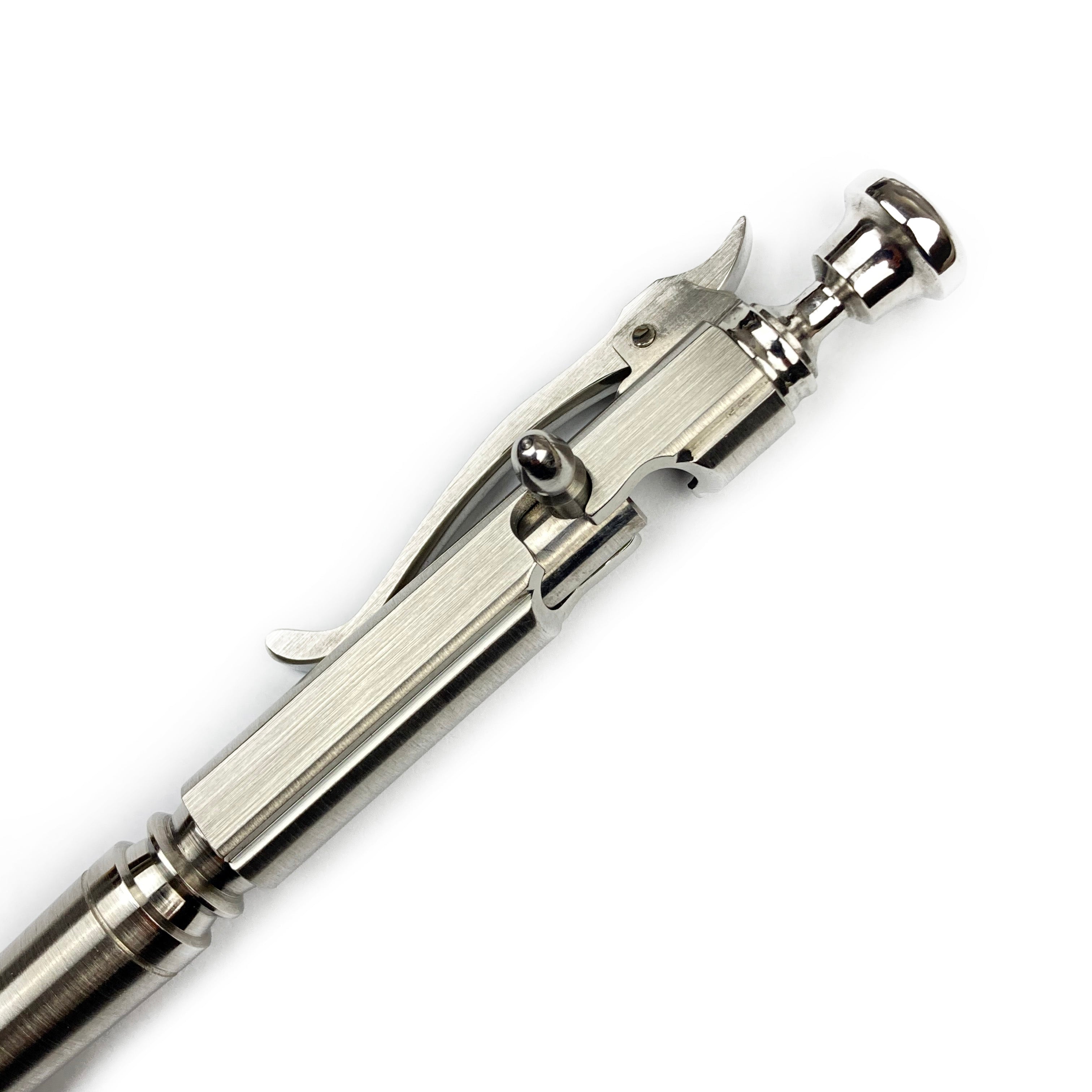 Hidetoshi Nakayama Bolt Pen Stainless Steel Ball Point Pen Clip