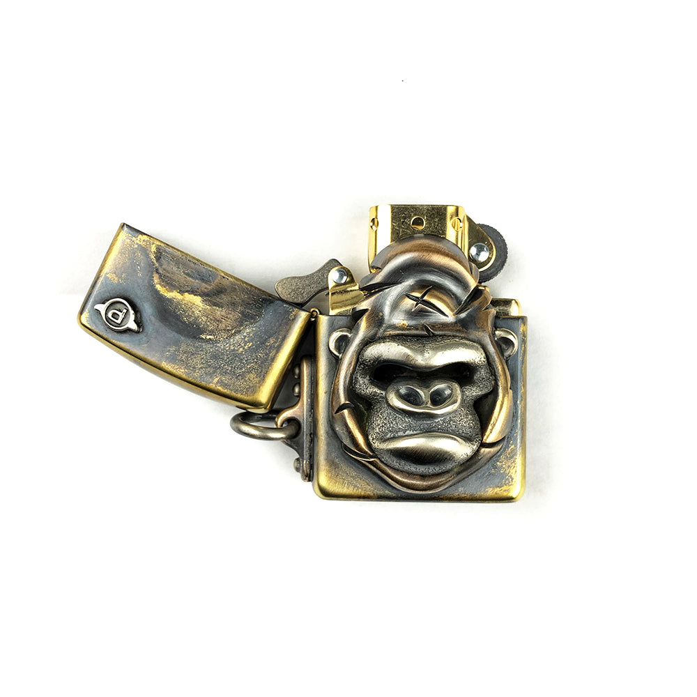Phaseobjects x Gearblog Custom Gorilla Kerosene Lighter Handmake