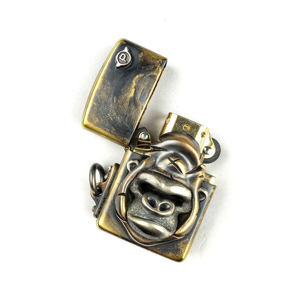 Phaseobjects x Gearblog Custom Gorilla Kerosene Lighter Handmake
