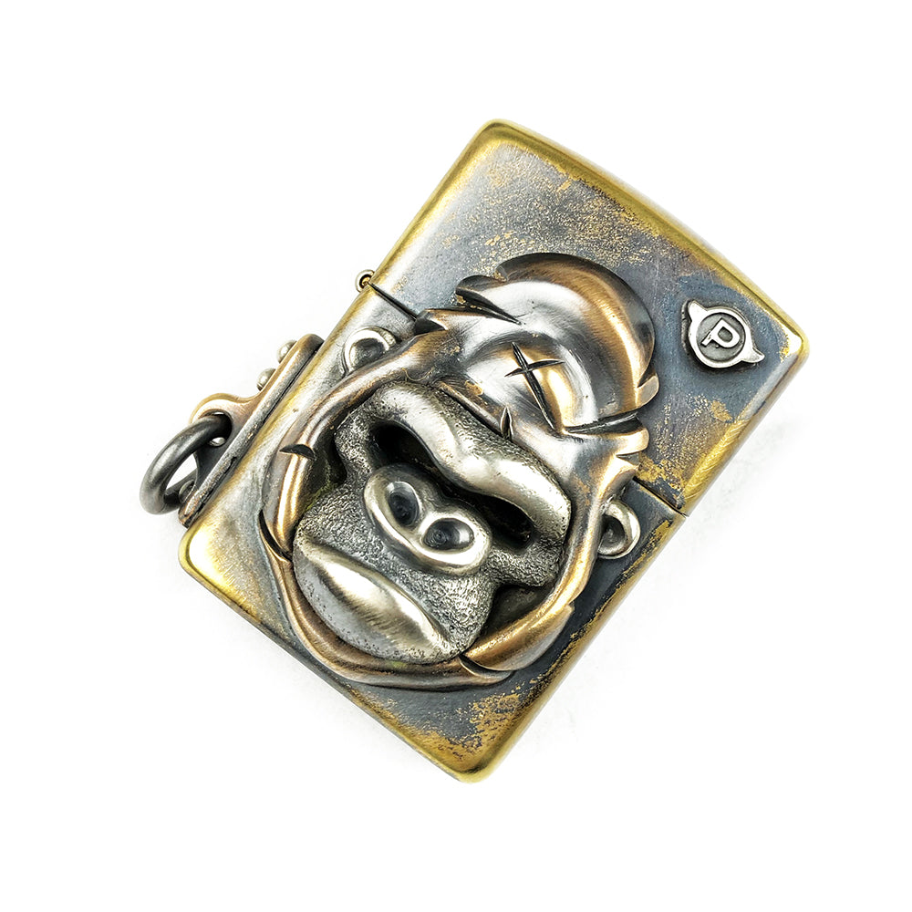 Phaseobjects x Gearblog Custom Gorilla Kerosene Lighter Handmake