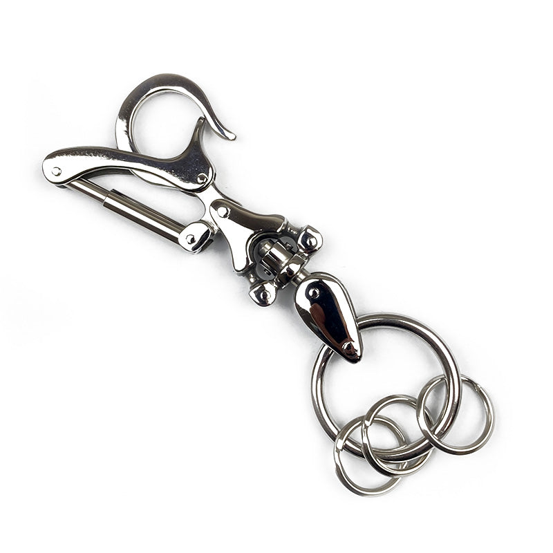 Hidetoshi Nakayama Stainless steel key chain polished