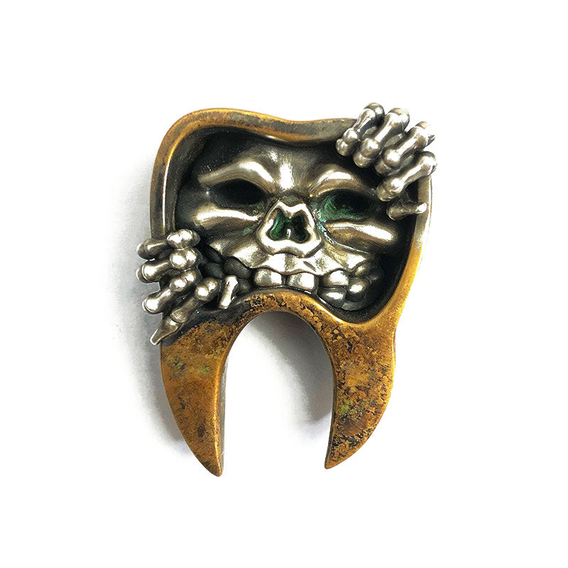 Phase objects beads tooth Worry stones Custom limit brass Silver