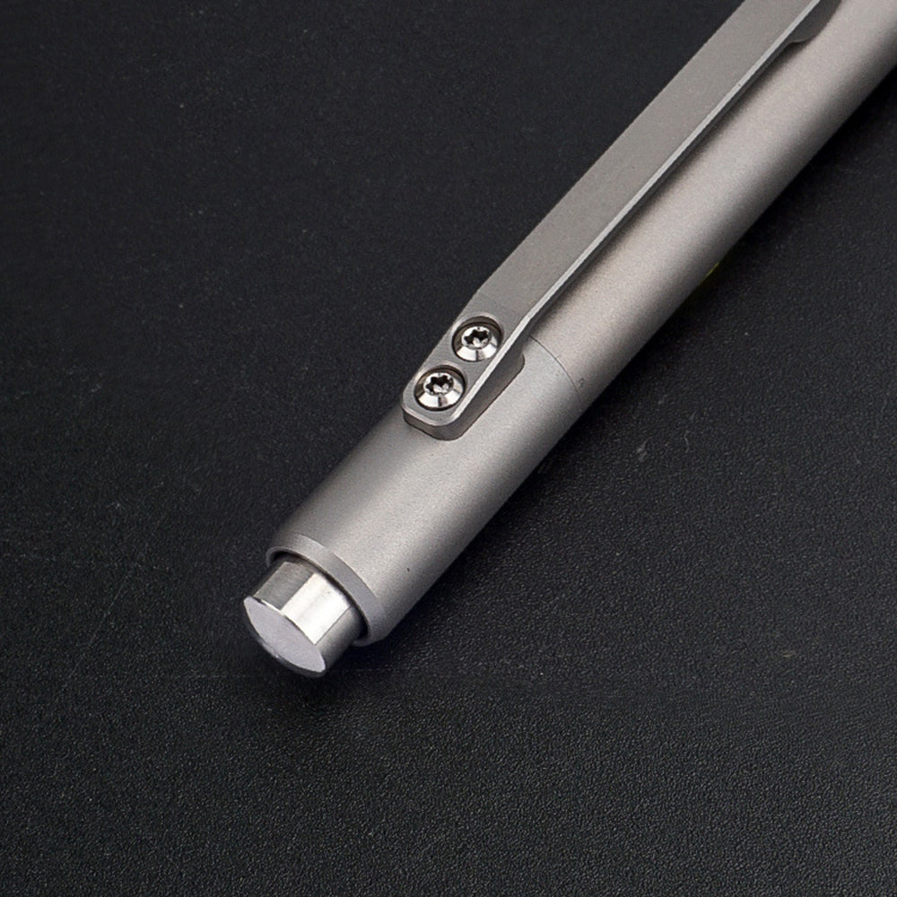 EdcMall Pen-C Titanium Ballpoint Pen Cap Ball Pen Edc Pens