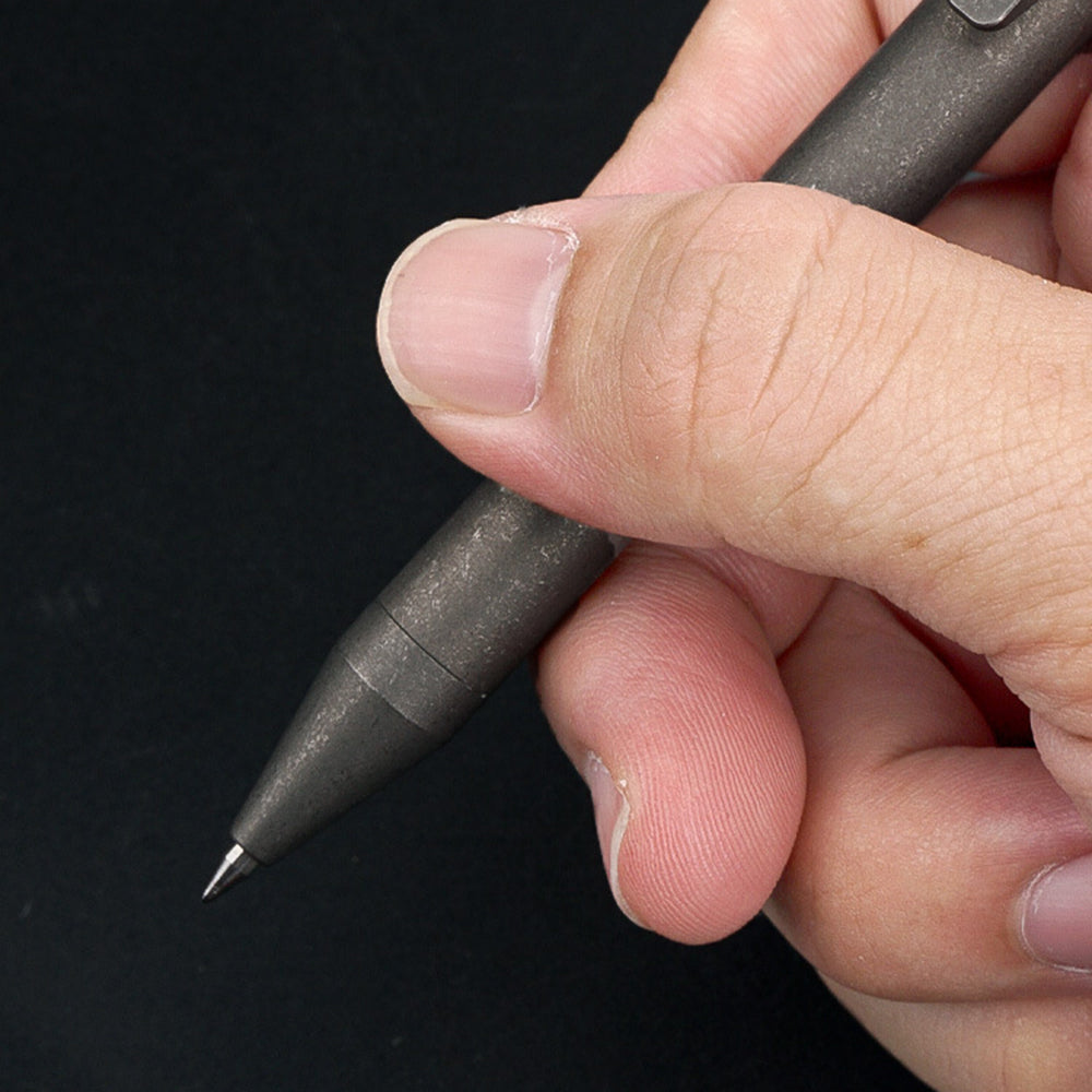 EdcMall Pen-C Titanium Ballpoint Pen Cap Ball Pen Edc Pens