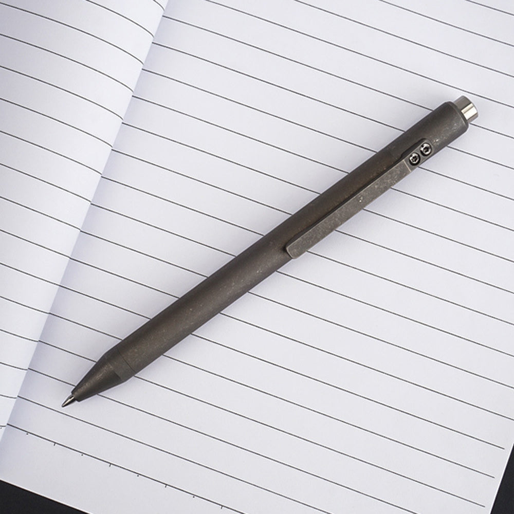 EdcMall Pen-C Titanium Ballpoint Pen Cap Ball Pen Edc Pens