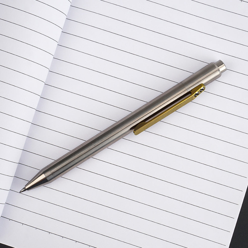 EdcMall Pen-C Titanium Ballpoint Pen Cap Ball Pen Edc Pens