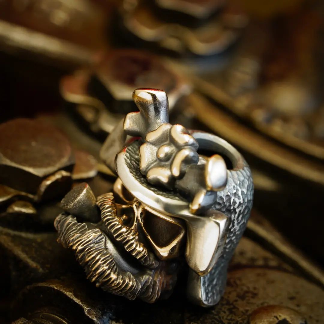 Cpprhd83 Beads Copperhead metalworks Beads Bushidude Beads lanyards bead Custom Beads