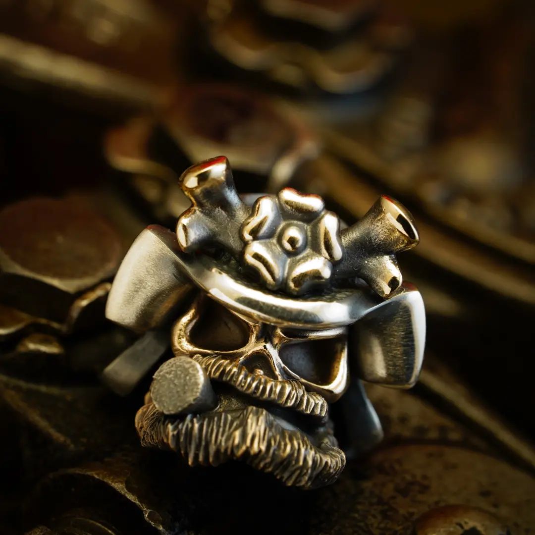 Cpprhd83 Beads Copperhead metalworks Beads Bushidude Beads lanyards bead Custom Beads