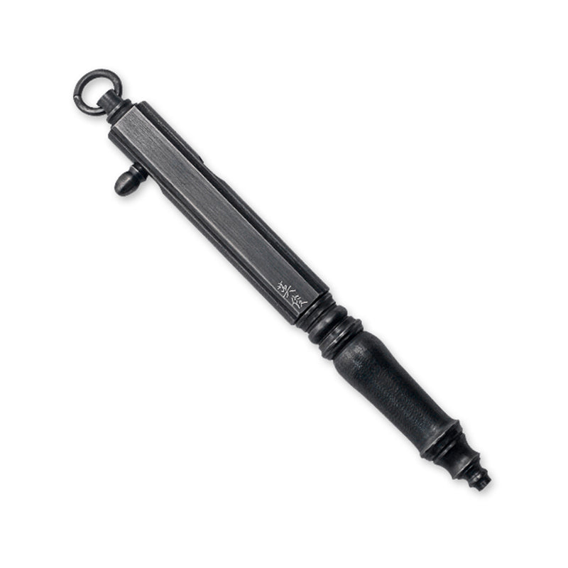 Hidetoshi Nakayama Stainless Steel Black Dye Skull Ball Point Pen