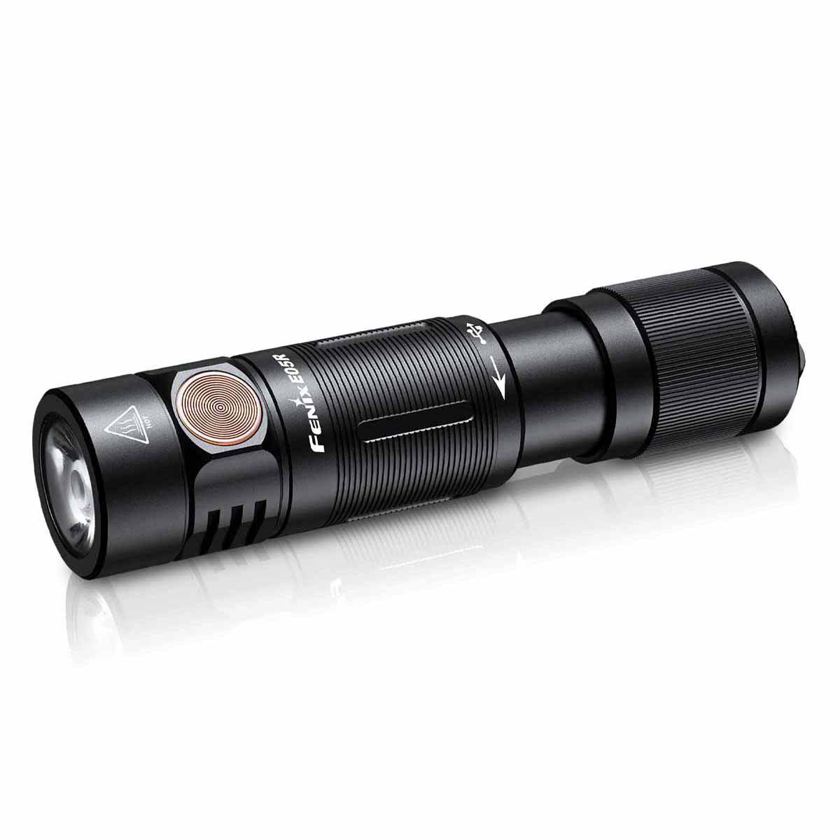 Fenix E05R Mini Rechargeable Keychain Flashlight 400 Lumens EDC Light E05R