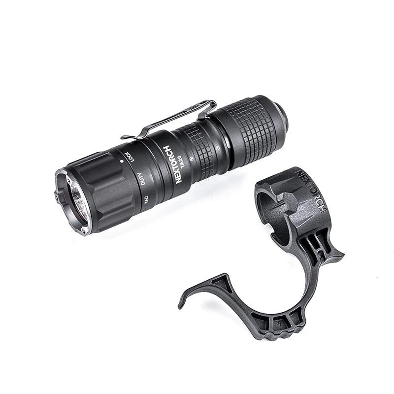 Nextorch TA20 Black 1000 Lumens Rechargeable Compact Pocket Tactical EDC Flashlight