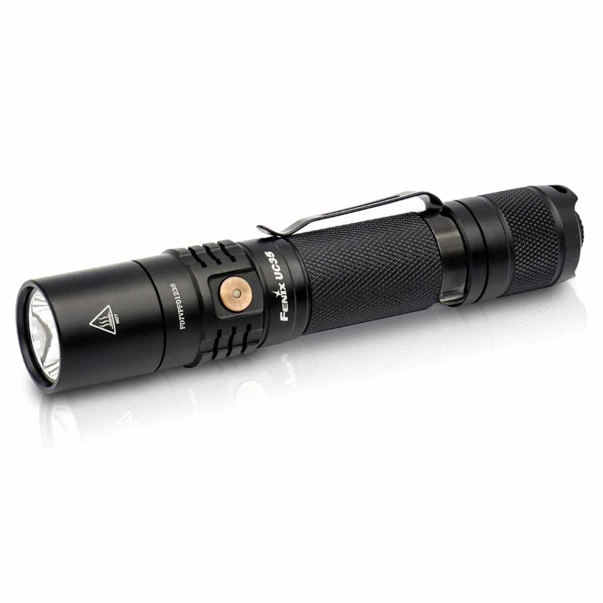Fenix UC35 V2 Rechargeable Flashlight 1000 Lumens Everyday Carry Light