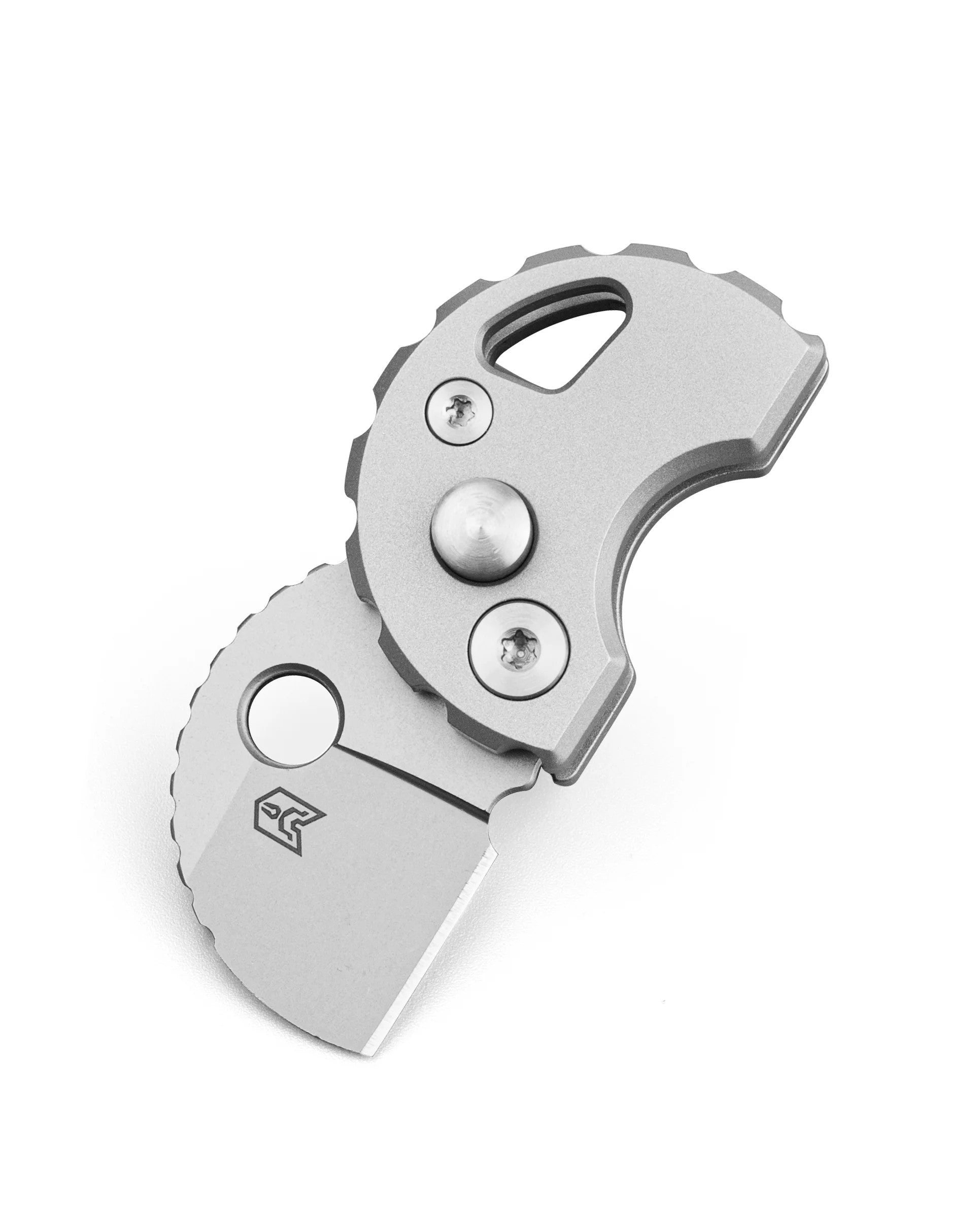 Bestechman Turtle BM20A 14C28N Blade Titanium Handle Button Lock Folding Knife