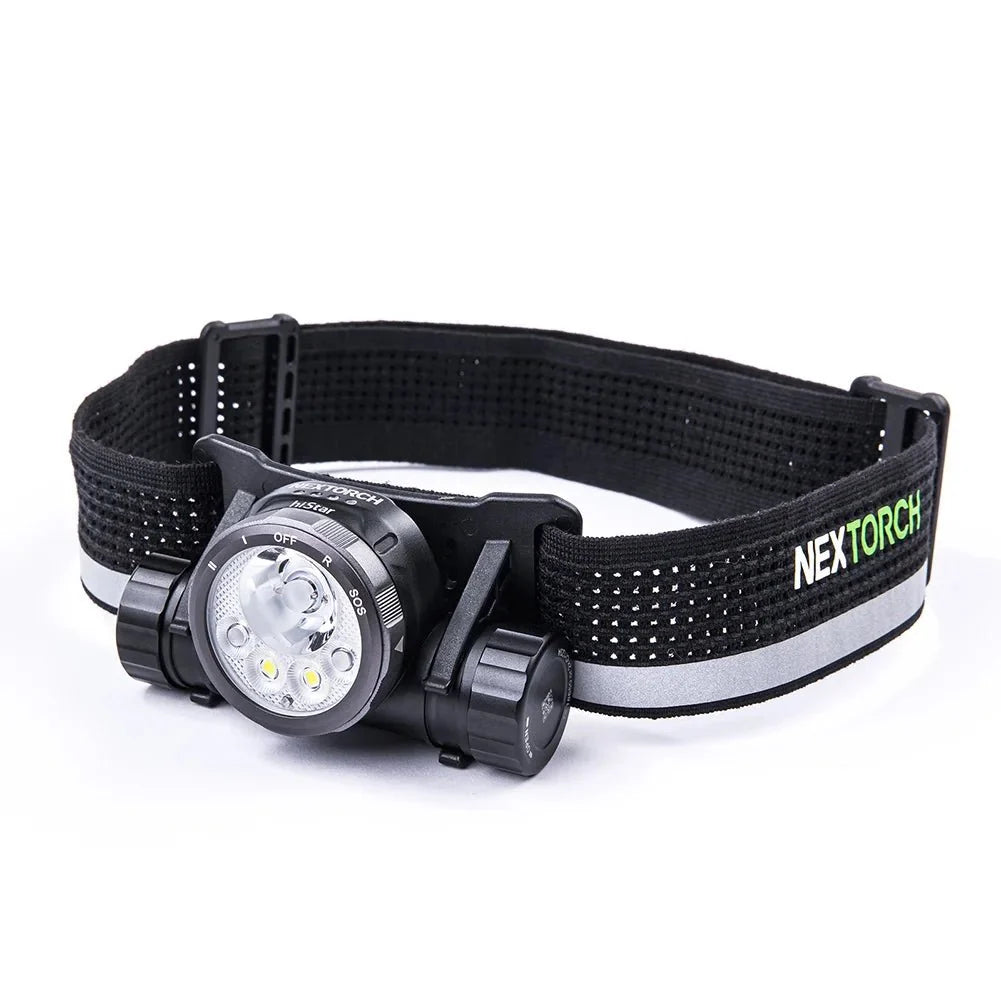 Nextorch hiStar Headlamp 2300 Lumens Rechargeable White Light and Red Light
