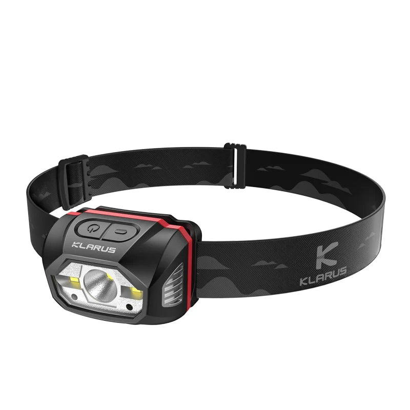 Klarus HM1 Black 440 Lumens Lightweight Rechargeable Headlamp