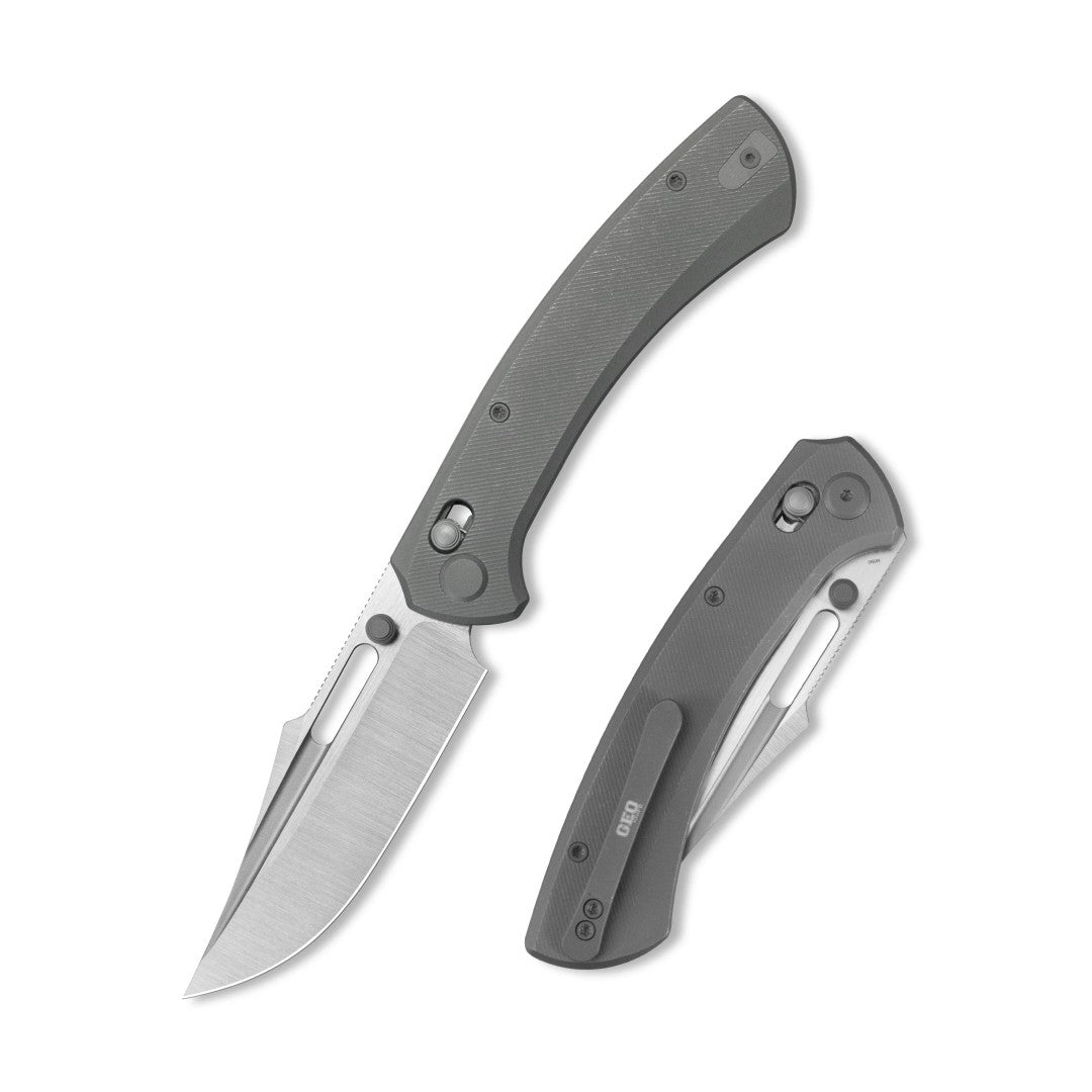 GEO Knife Strix GEO2510B M390 Blade Titanium Handle Crossbar Lock Folding Knife
