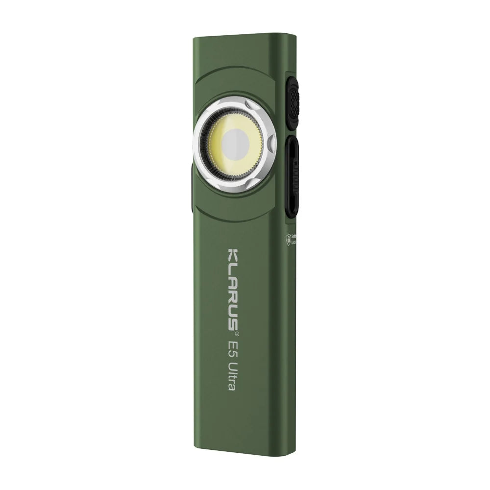 Klarus E5-Ultra 800 Lumens Flagship Ultra-Slim EDC with Triple Light Sources