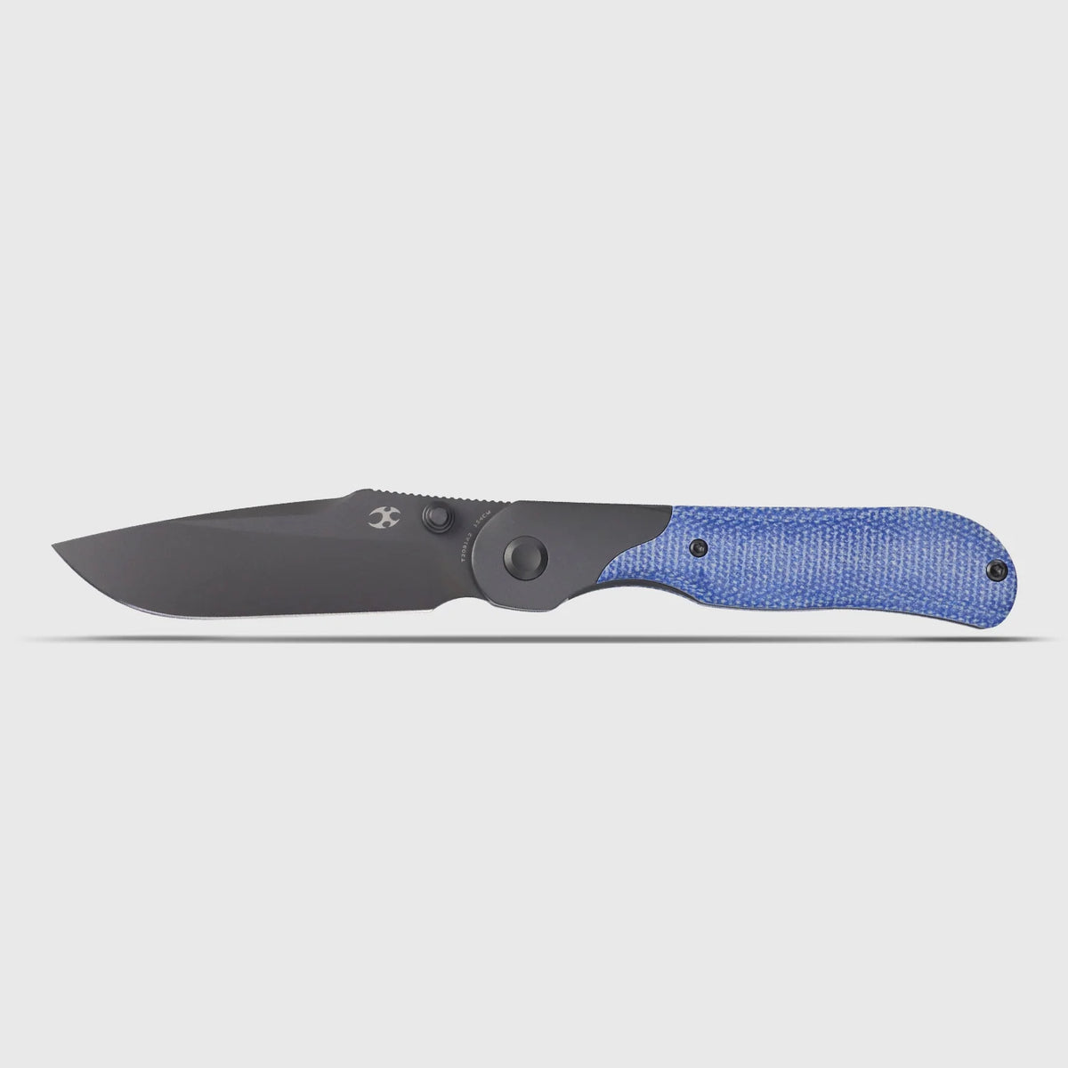 Kansept Lichen T2091A2 154CM Blade Blue Micarta Handle Bolster Lock Folding Knife