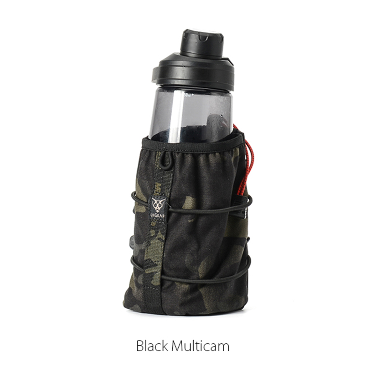 Lii Gear Bottle Daily Portable Lightweight Outdoor Water Bottle Bag Black Multicam