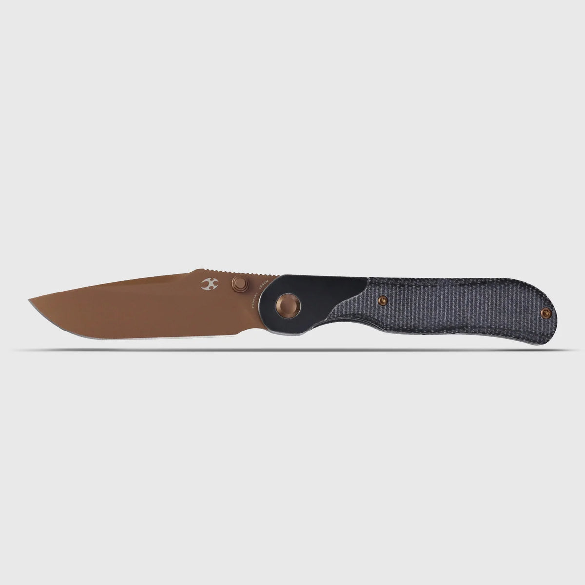 Kansept Lichen T2091A1 154CM Blade Black Micarta Handle Bolster Lock Folding Knife
