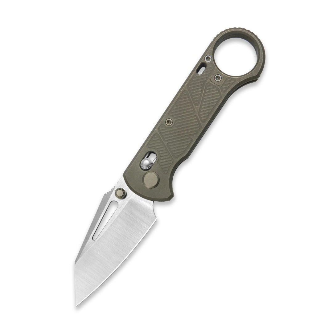 GEO Knife Aska GEO2511C M390 Blade Titanium Handle Crossbar Lock Folding Knife