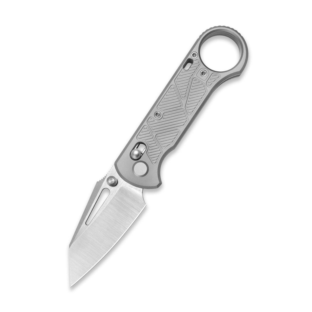 GEO Knife Aska GEO2511A M390 Blade Titanium Handle Crossbar Lock Folding Knife