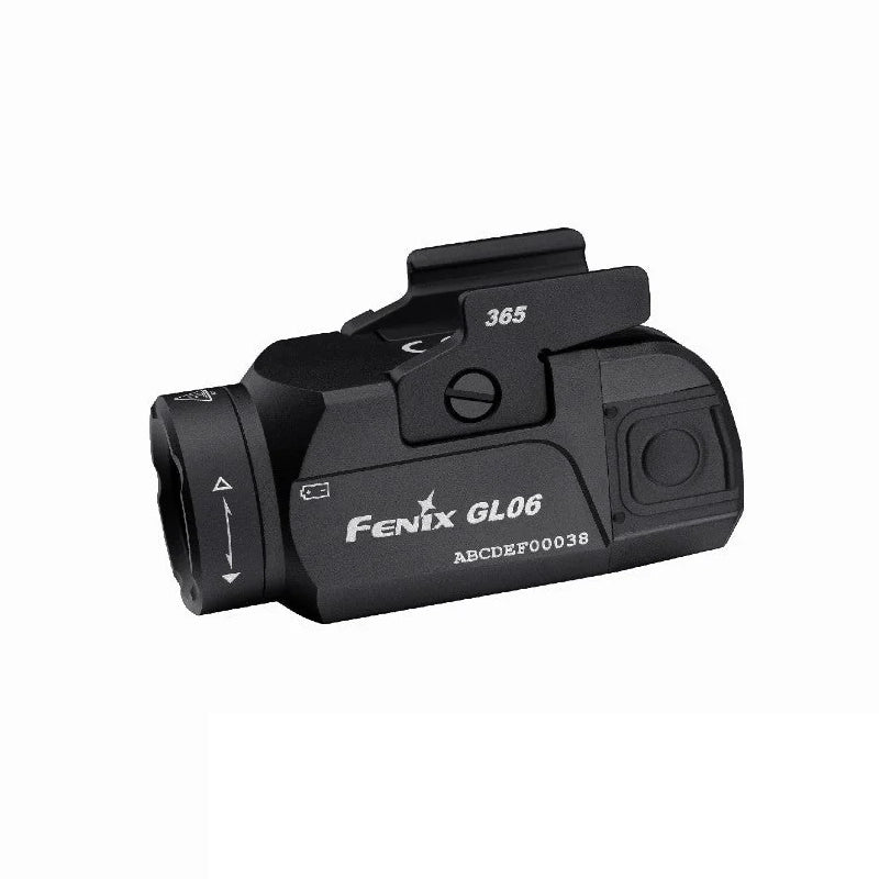 Fenix GL06-365 Compact Rechargeable Tactical Weapon Light 600 Lumens Pistol Flashlight