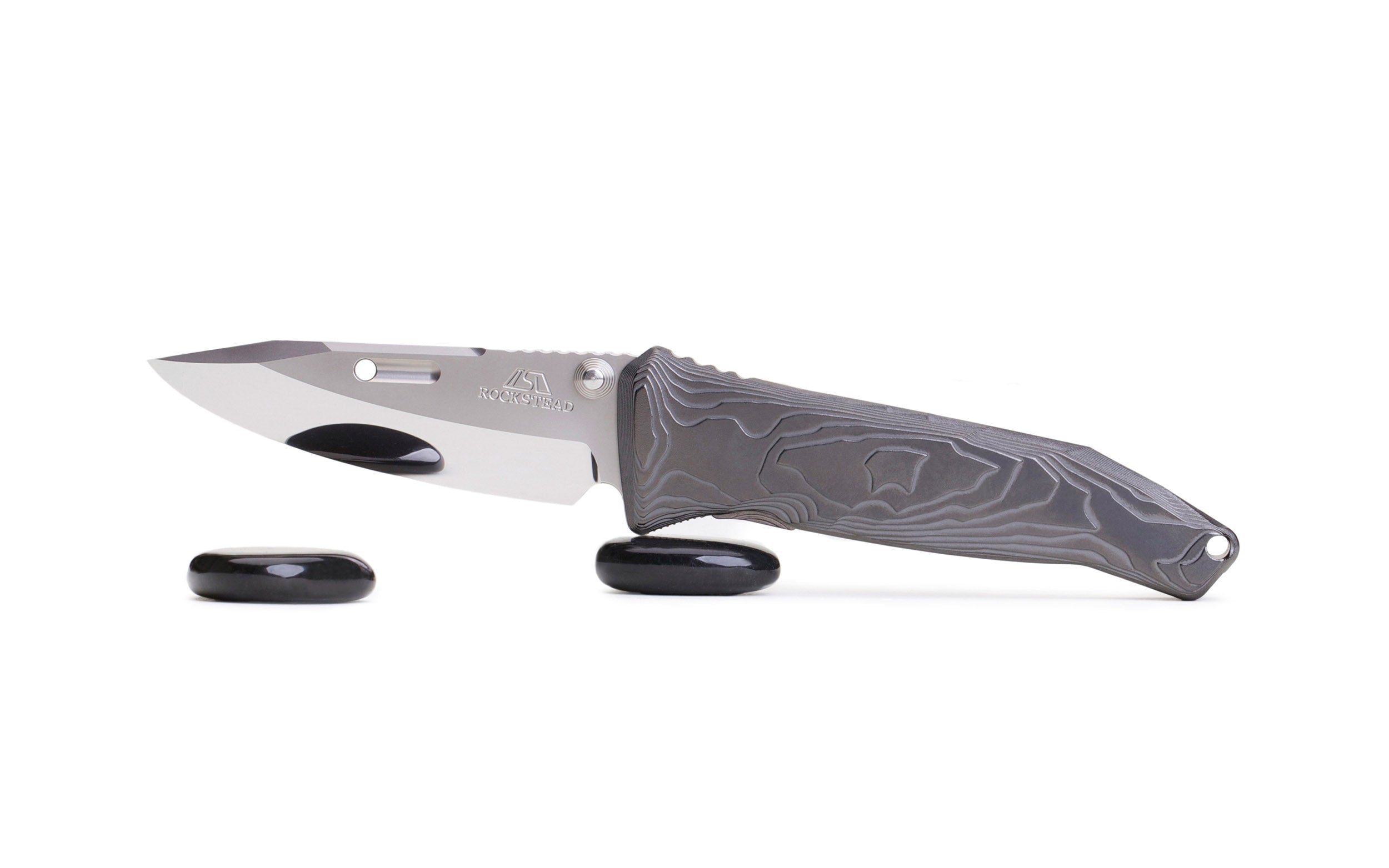 Rockstead SAI-ZDP (BK) Premium ZDP189 BLade Titanium Handle Mirror Finish Folding Knife