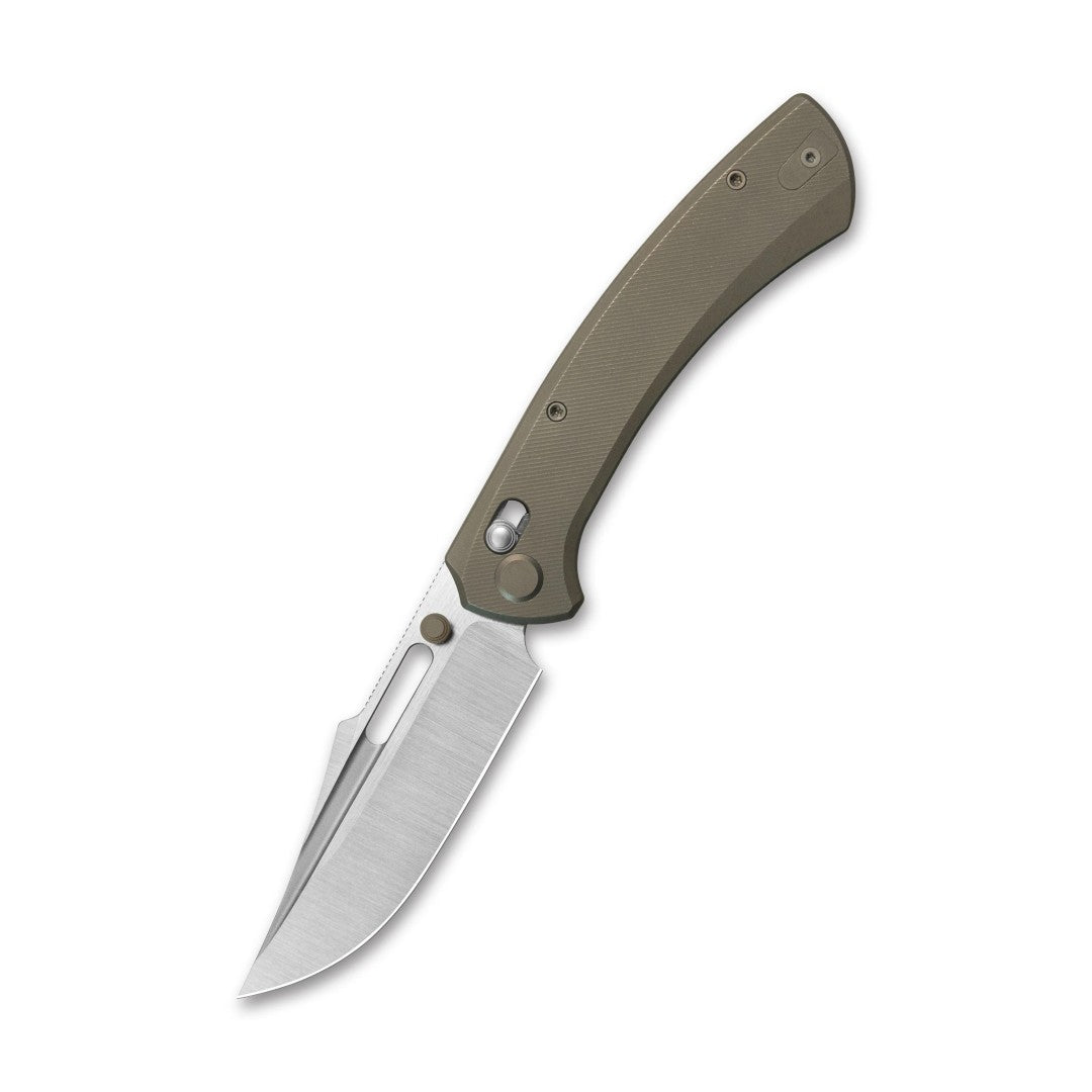 GEO Knife Strix GEO2510C M390 Blade Titanium Handle Crossbar Lock Folding Knife