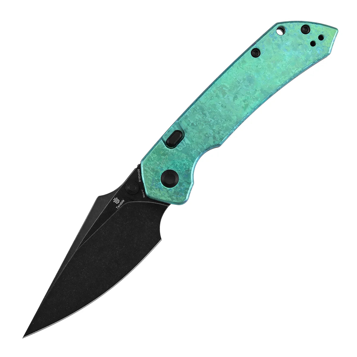 Tenable Fenrir B1034H20 Nitro-V Blade Titanium Handle Top Liner Lock Folding Knife