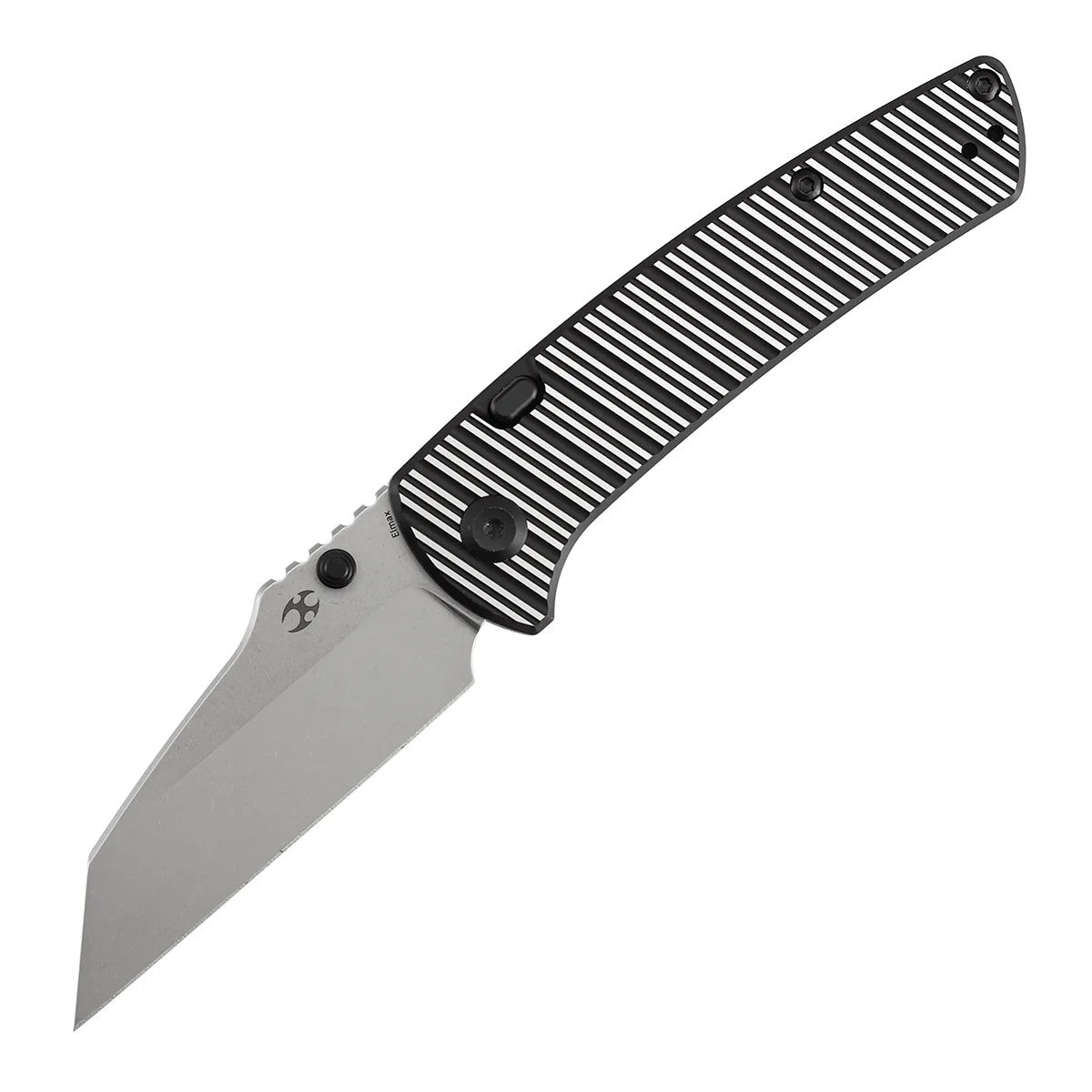 Kansept Main Street K1015H4 Elmax Blade Aluminum Handle Top Liner Lock Folding Knife