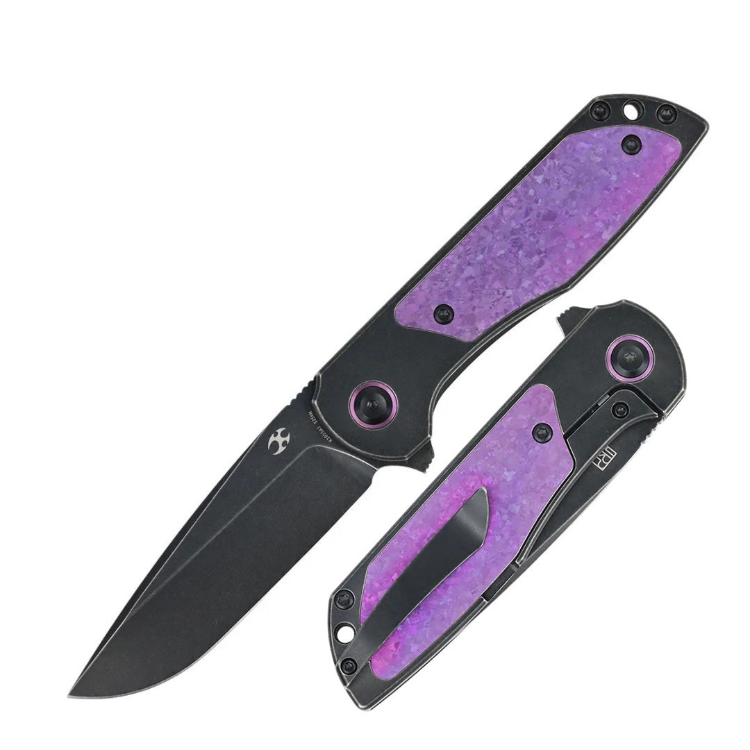 Kansept Ptarmigan K2055A3 CPM-S35VN Blade Titanium Handle Frame Lock Folding Knife