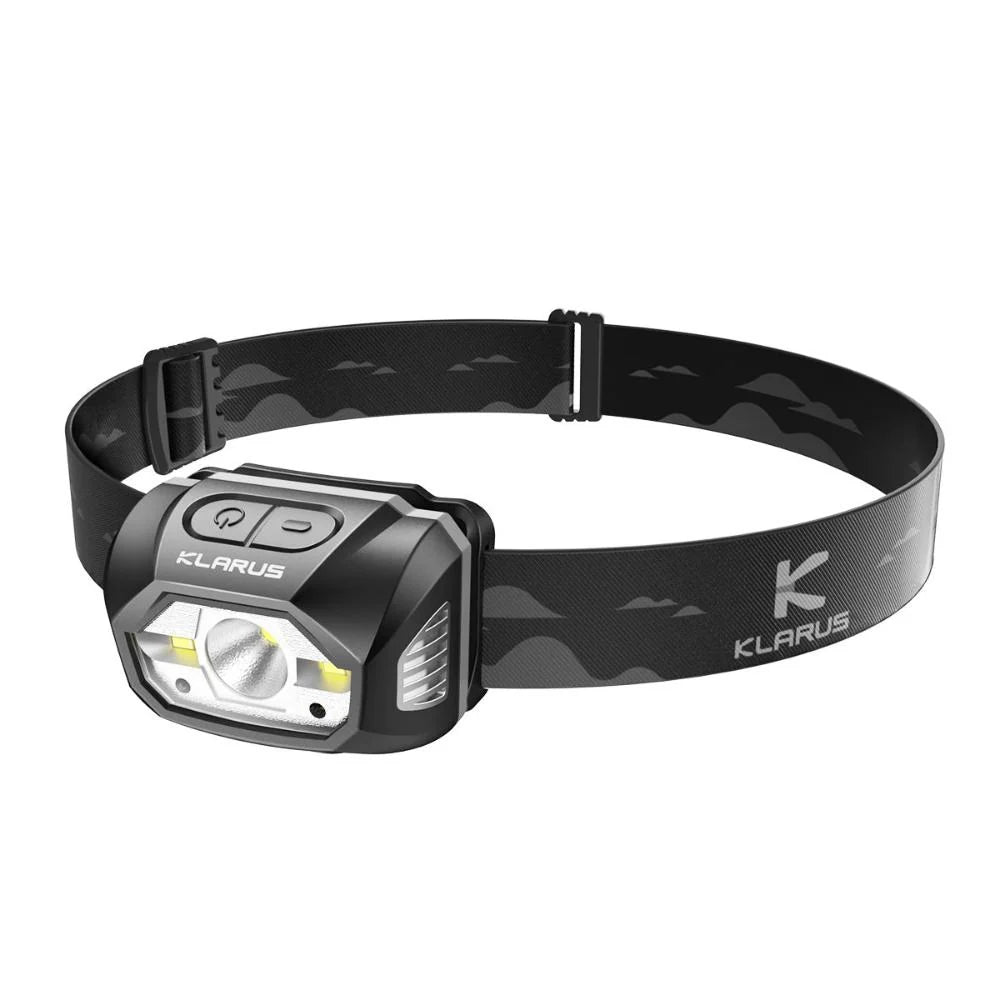 Klarus HM1 Black 440 Lumens Lightweight Rechargeable Headlamp