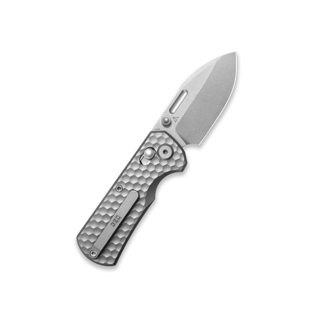 GEO Knife Belluf GEO2508H M390 Blade Titanium Handle Crossbar Lock Folding Knife