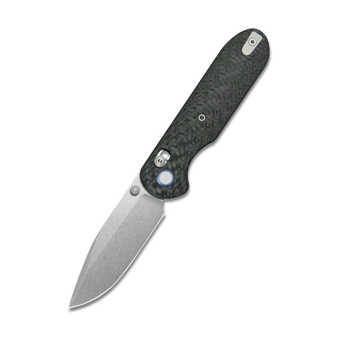 GEO Knife Ethereal Cutter GEO2402K M390 Blade Carbon FiberHandle Crossbar Lock Folding Knife