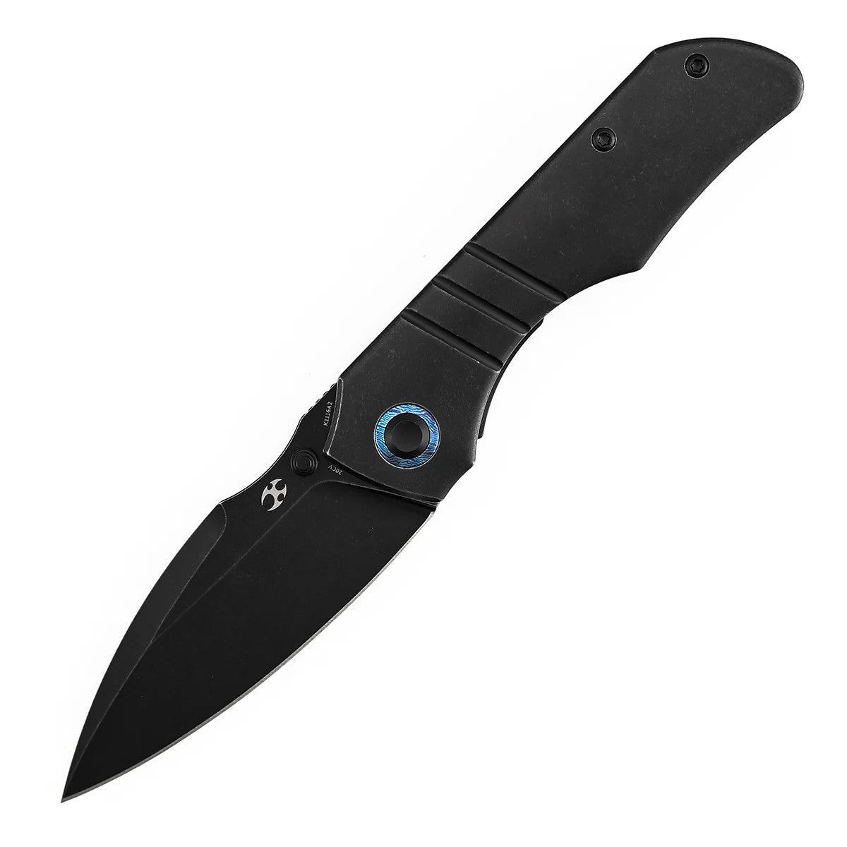 Kansept Mini Lanza K1116A2 CPM-20CV Blade Titanium & Timascus Handle Nested Liner Lock Folding Knife
