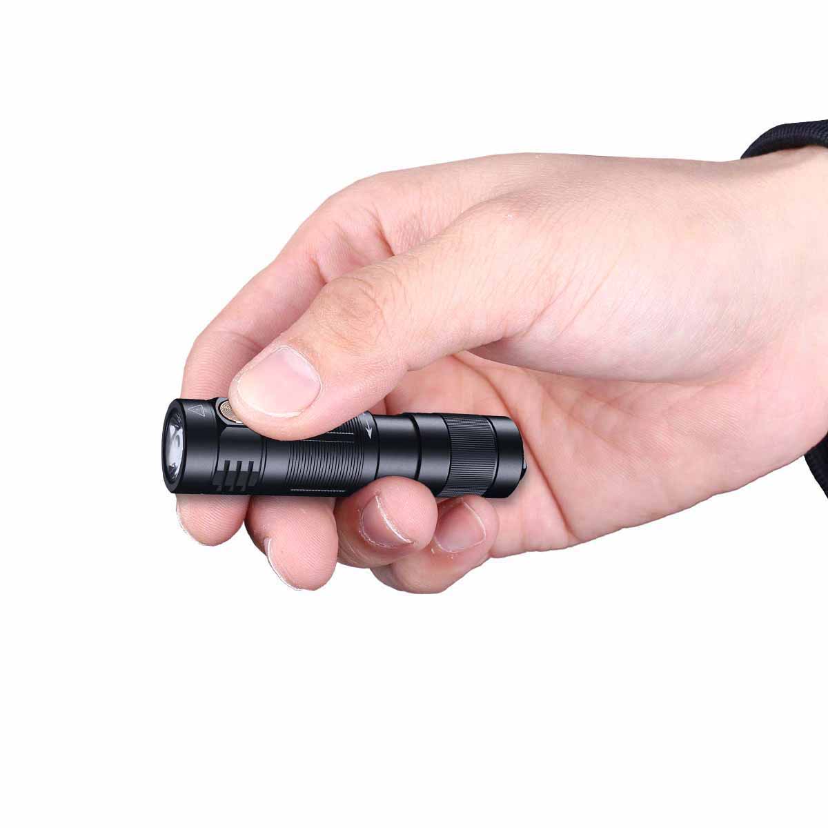 Fenix E09R Rechargeable EDC Flashlight 600 Lumens Compact Pocket Light
