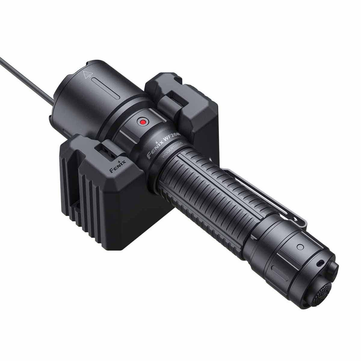 Fenix WF26R Industrial Duty Flashlight 3000 Lumens Charging Cradle LED Torch