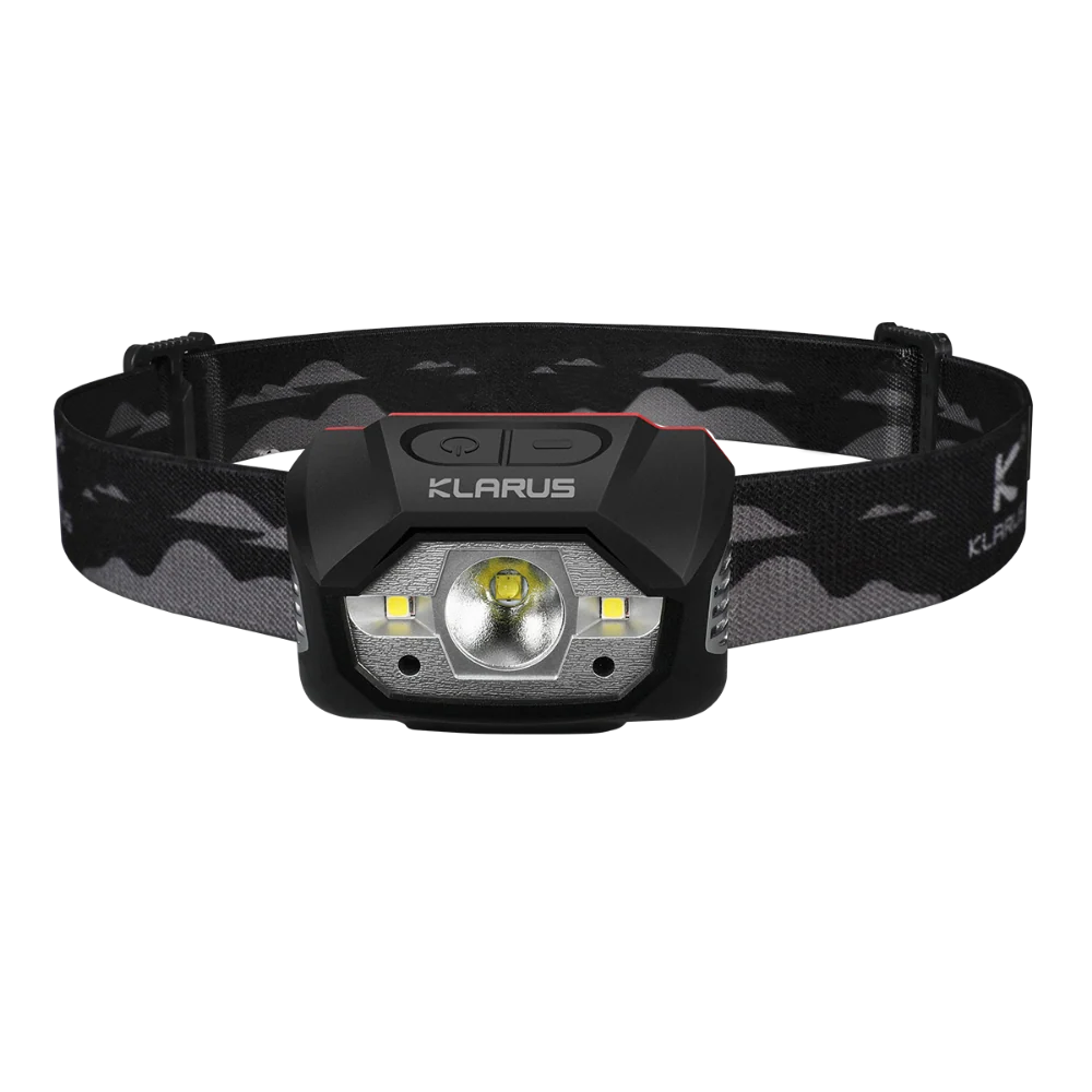 Klarus HM1 Black 440 Lumens Lightweight Rechargeable Headlamp