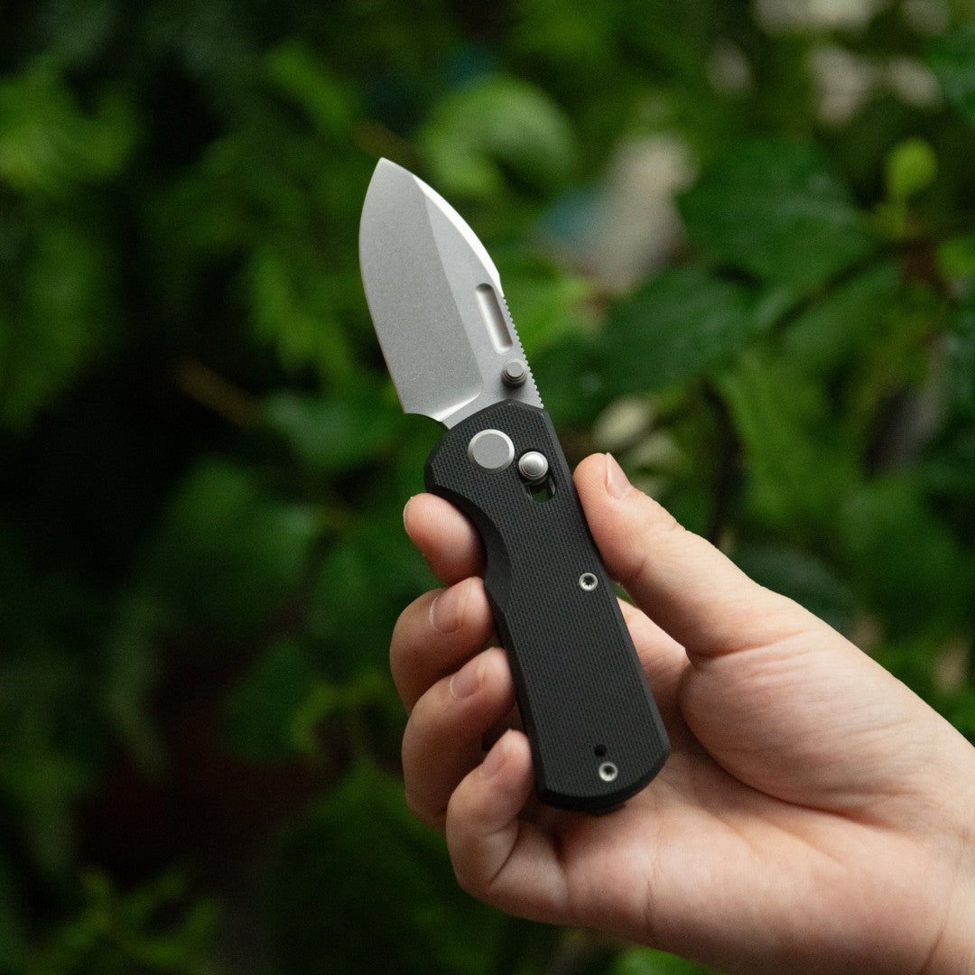 GEO Knife Belluf GEO2508A M390 Blade G10 Handle Crossbar Lock Folding Knife