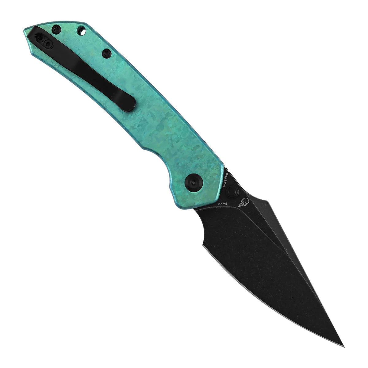 Tenable Fenrir B1034H20 Nitro-V Blade Titanium Handle Top Liner Lock Folding Knife