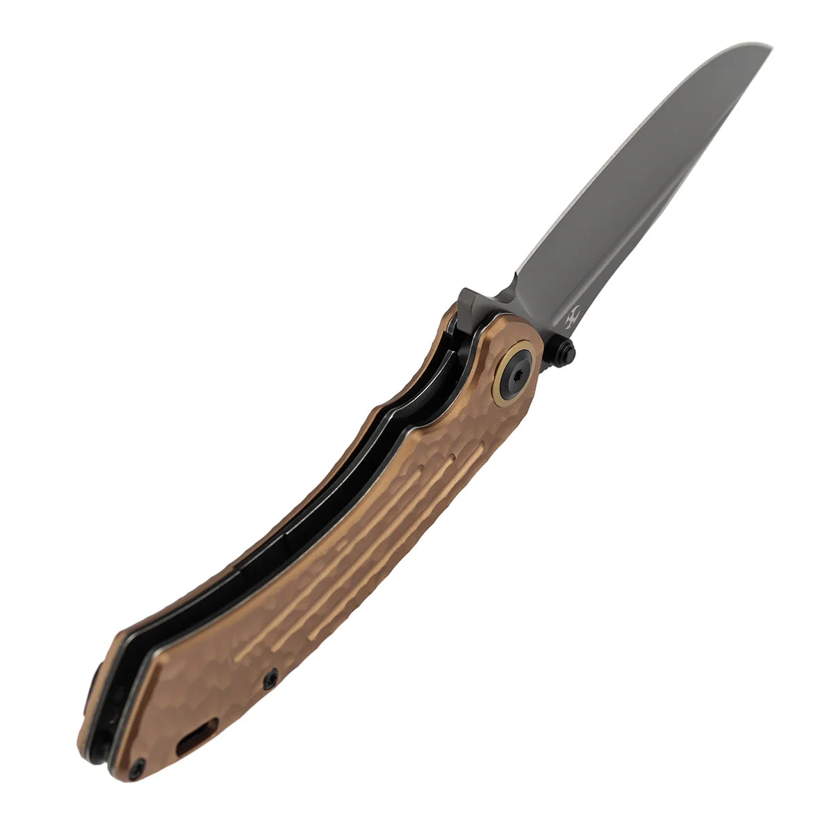 Kansept Pretatout K1032A7 CPM-S35VN Blade Golden Aluminum Handle Liner Lock Folding Knife