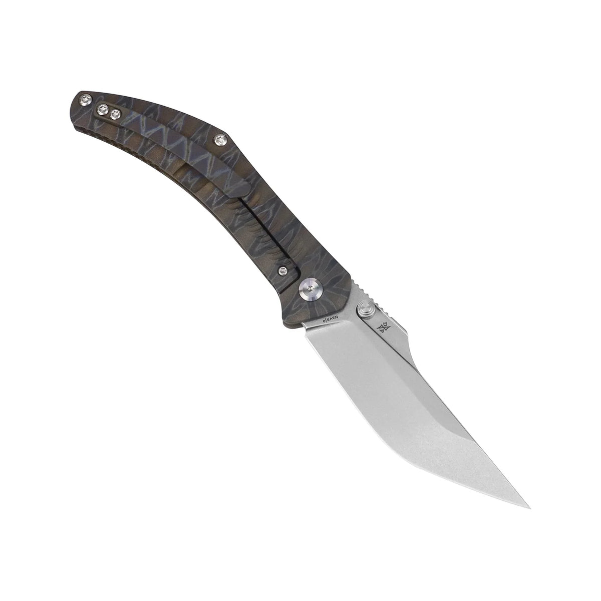 Kansept Navaja K1149A4 CPM-S35VN Blade Titanium Handle Frame Lock Folding Knife