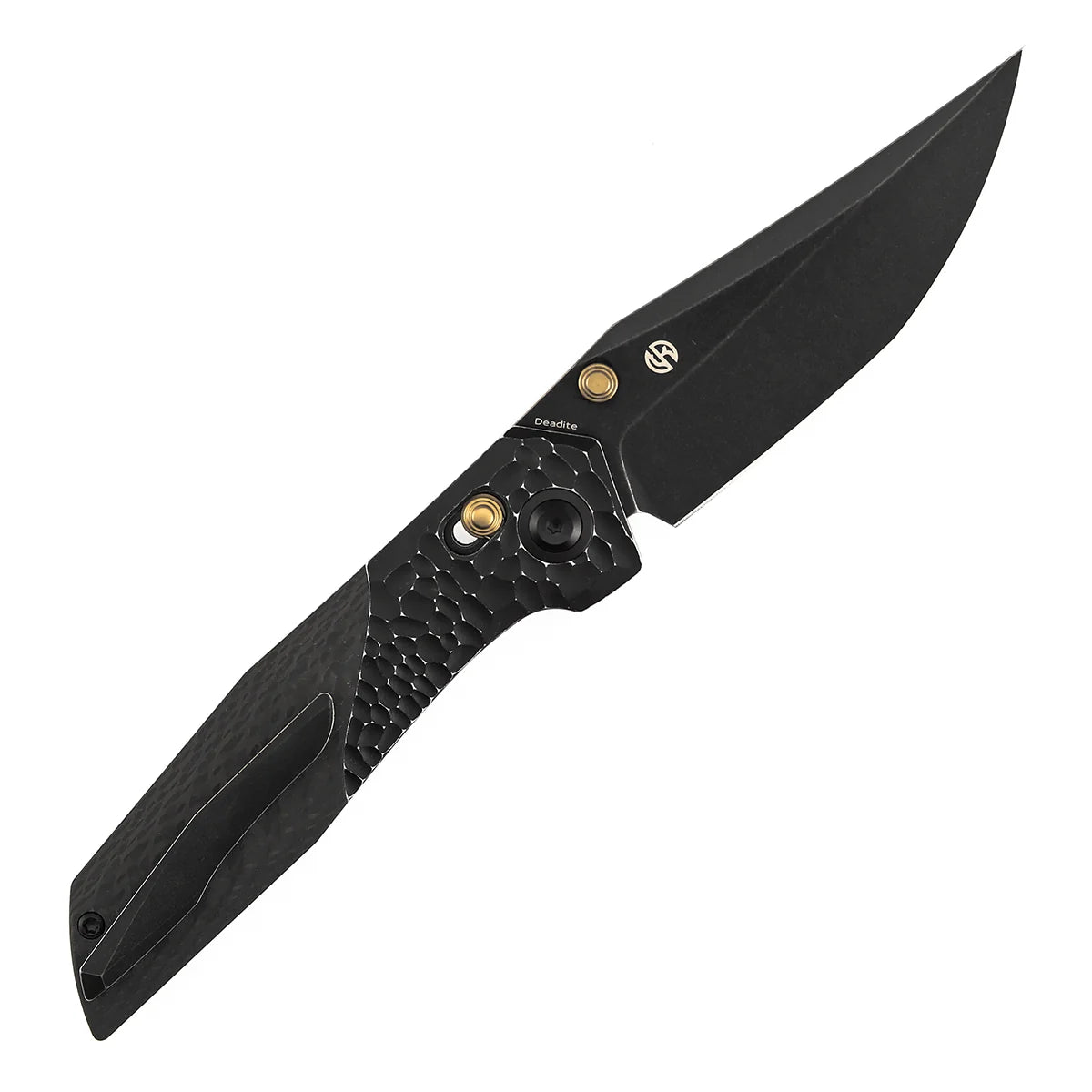 Kansept Deadite T1081V4 154CM Blade Aluminum with Carbon Fiber Handle Crossbar Lock Folding Knife