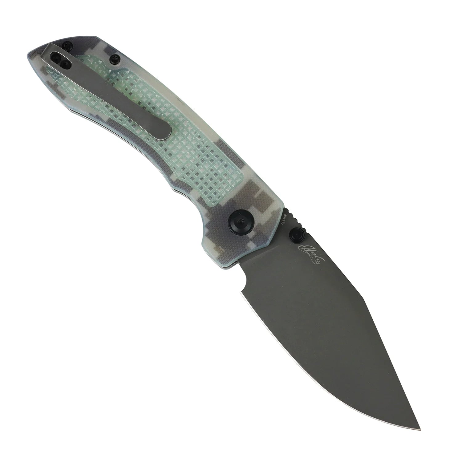 Tenable Entity B1036H4 14C28N Blade G10 Handle Top Liner Lock Folding Knife