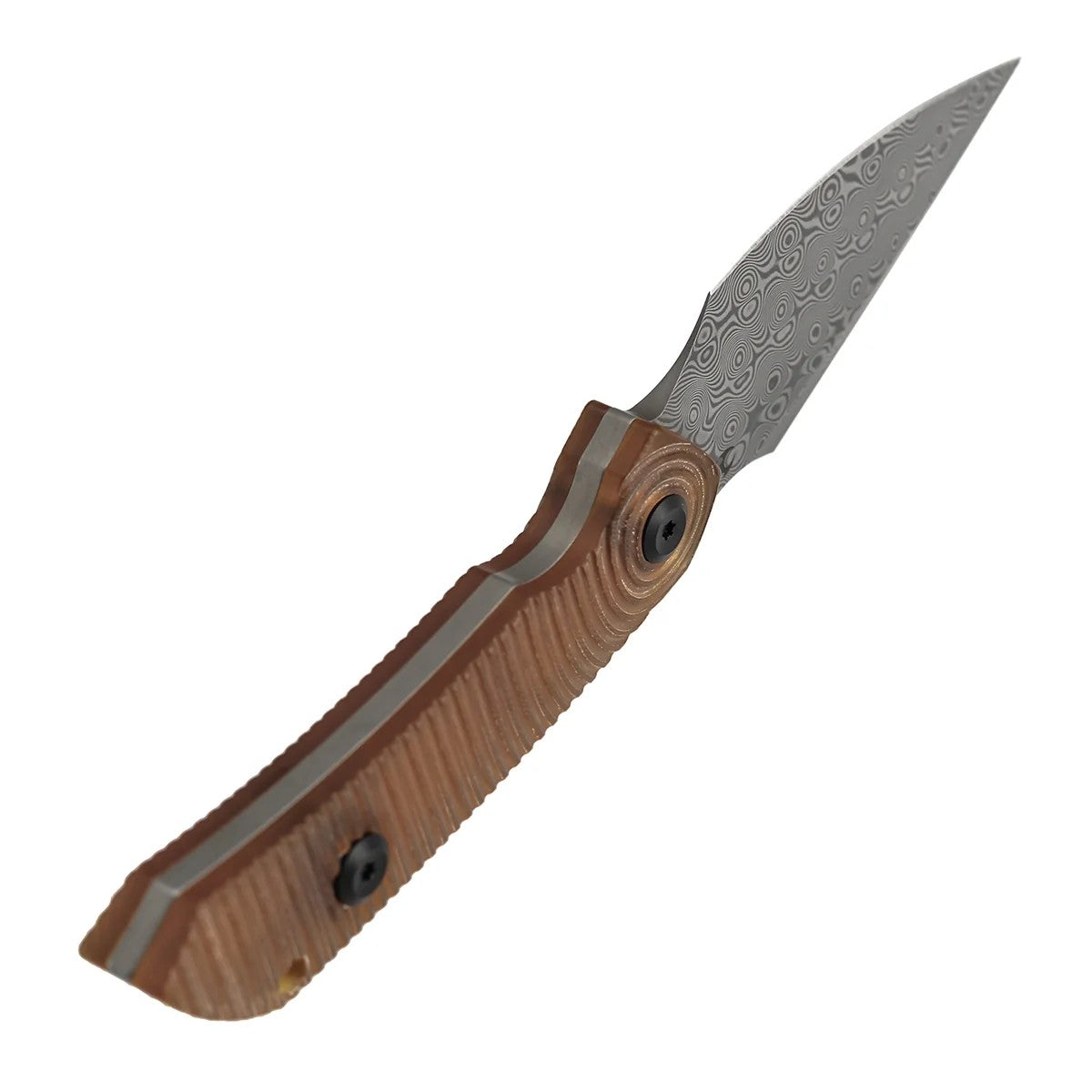 Kansept Fenrir KG3034A1 Damascus Blade PEI Handle Fixed Blade Knife