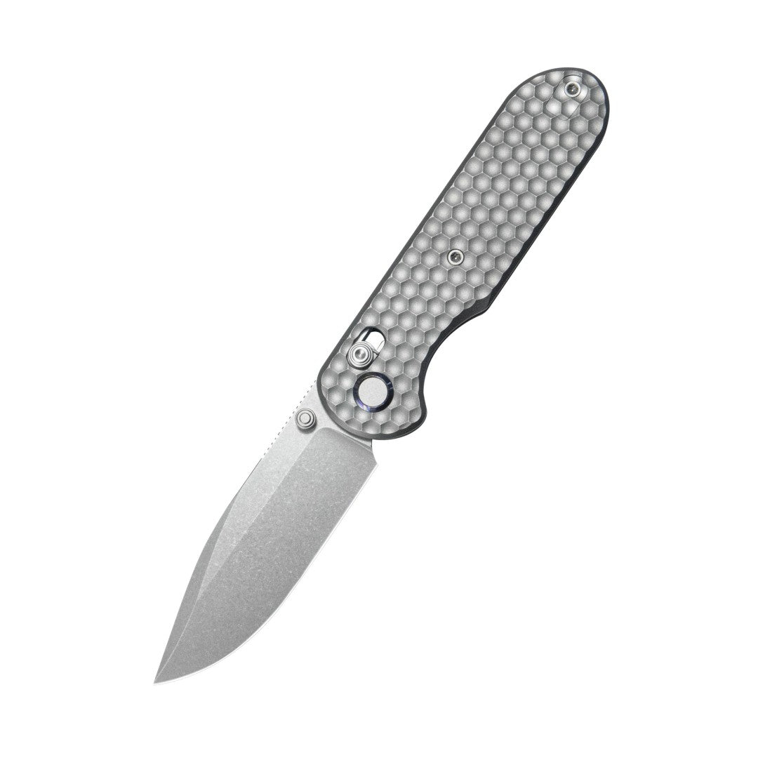 GEO Knife Ethereal Cutter GEO2402A M390 Blade Titanium Handle Crossbar Lock Folding Knife