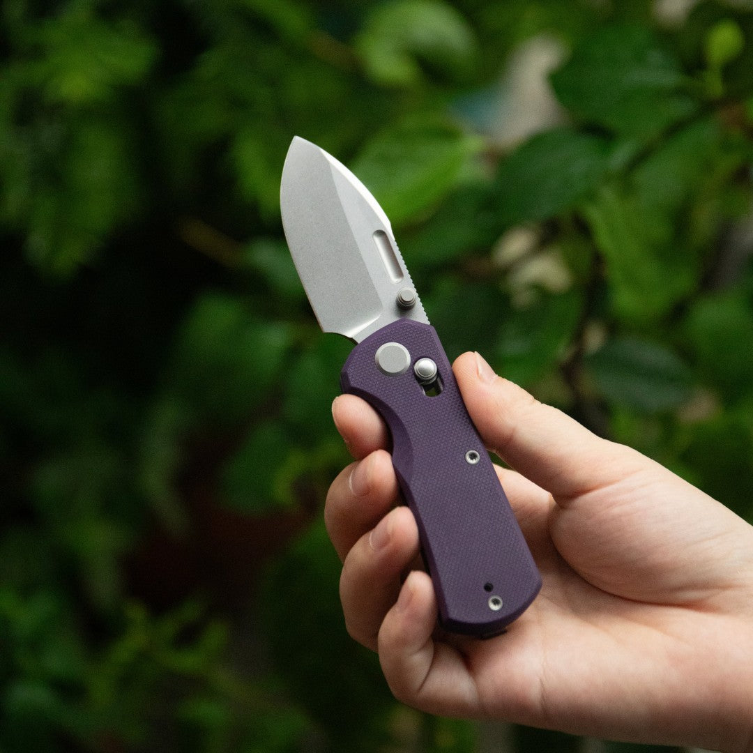 GEO Knife Belluf GEO2508C M390 Blade G10 Handle Crossbar Lock Folding Knife